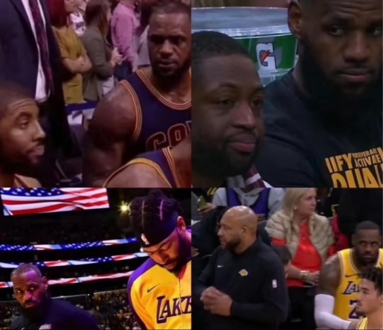 美媒晒那些年被老詹瞪过的将帅：欧文韦德浓眉在列 今日新增艾顿